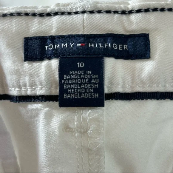 Tommy Hilfiger Women's Pants Straight Leg White Size 10 - Picture 2 of 8
